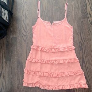 Pink Ruffle Dress